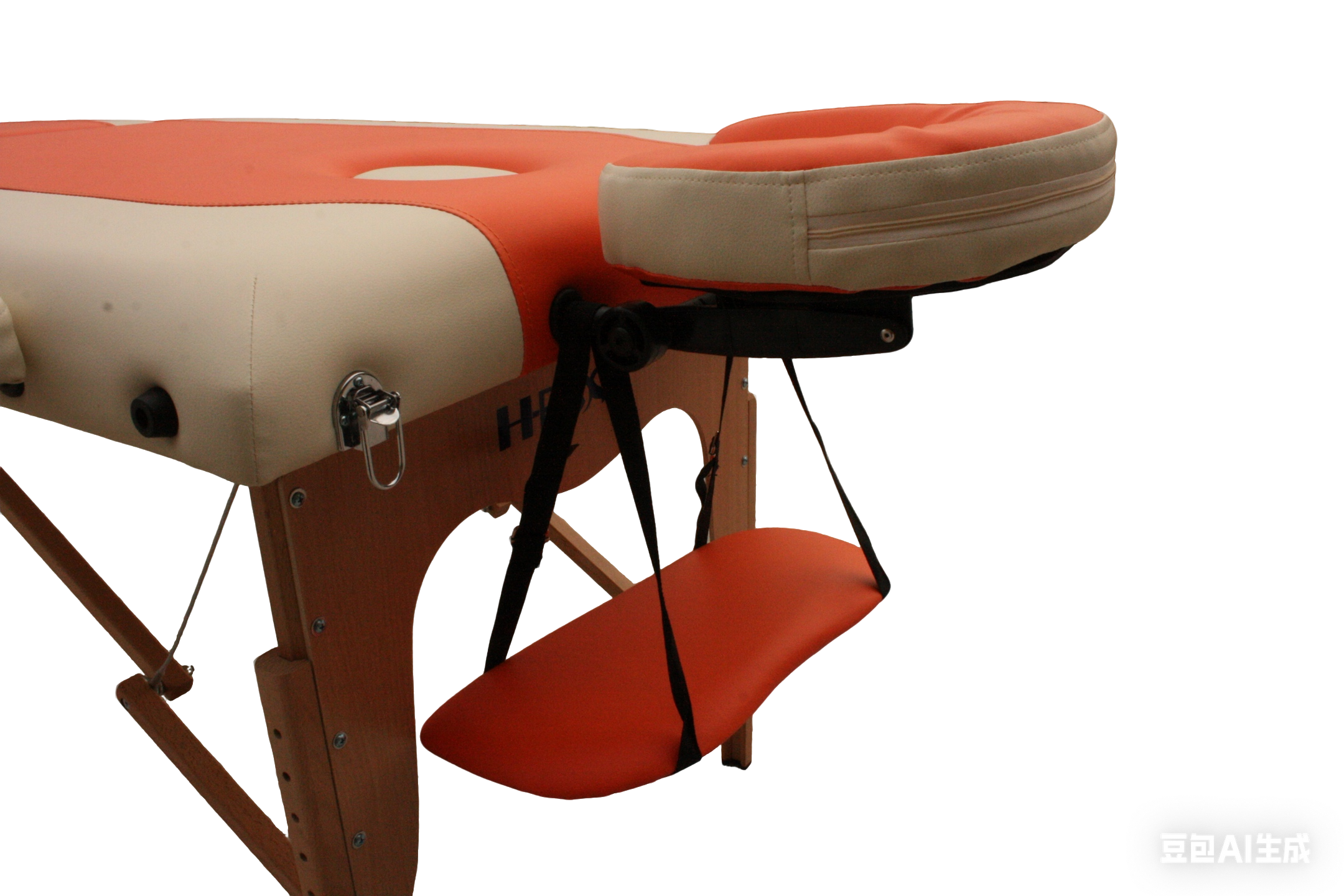 Wooden Two-Tone Foldable Massage Bed M002PS