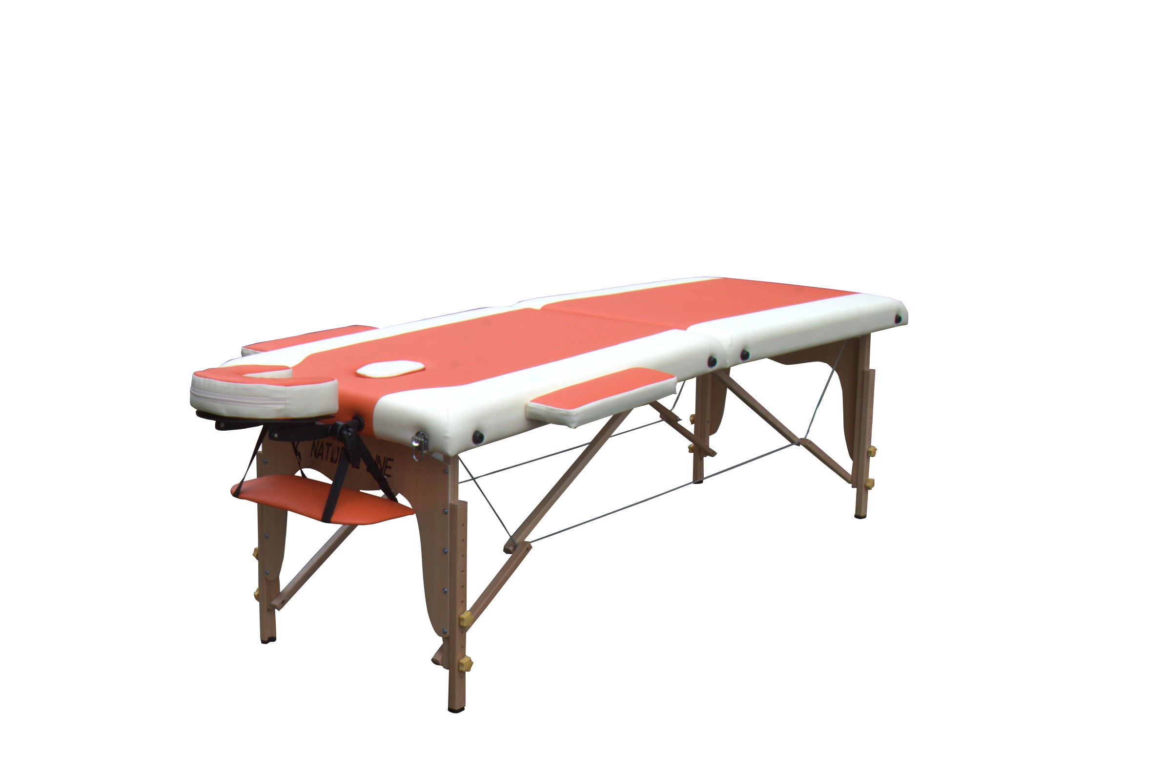 木质双色收折按摩床 M002PS