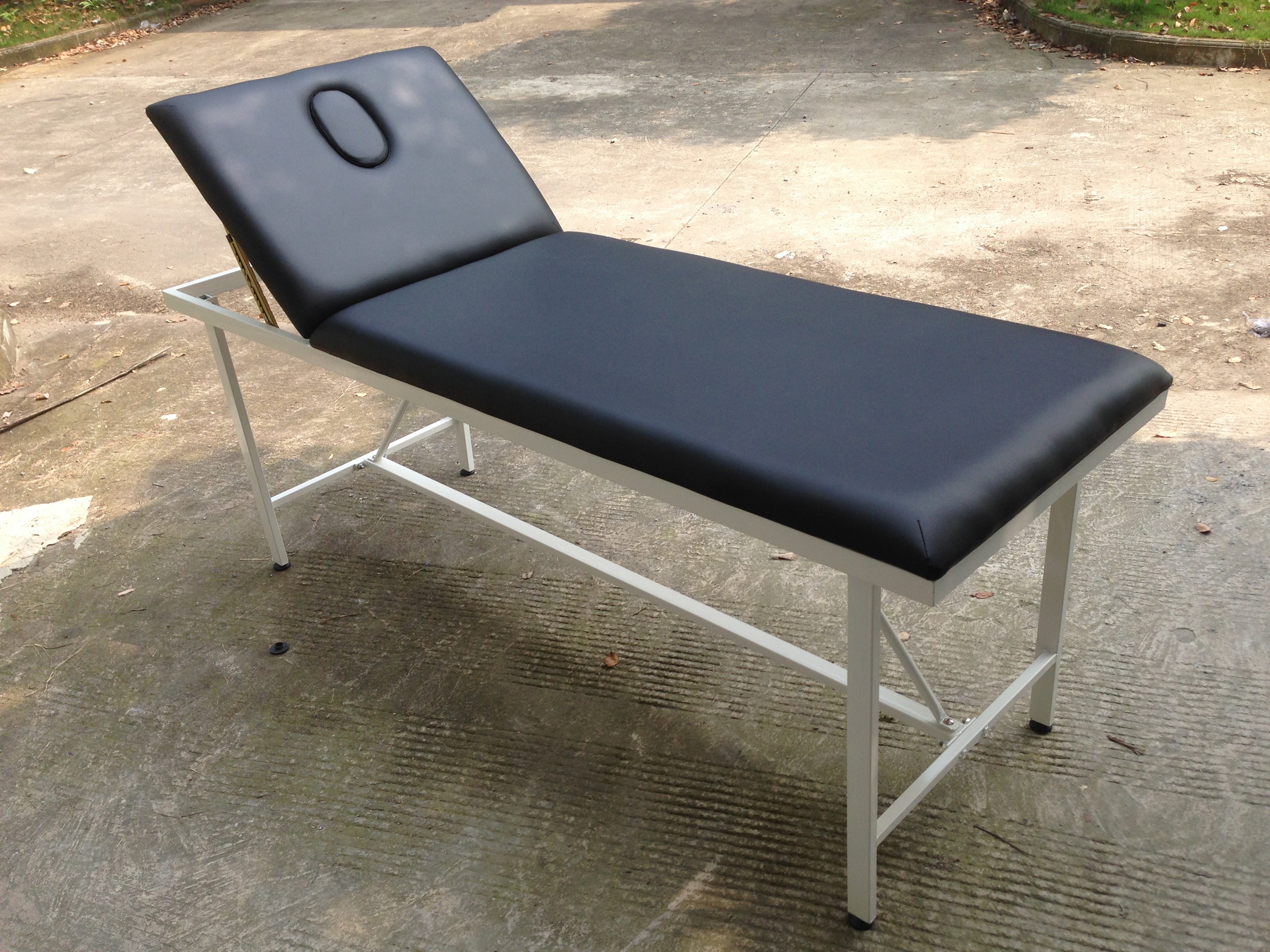 金属固定脚按摩床 T030