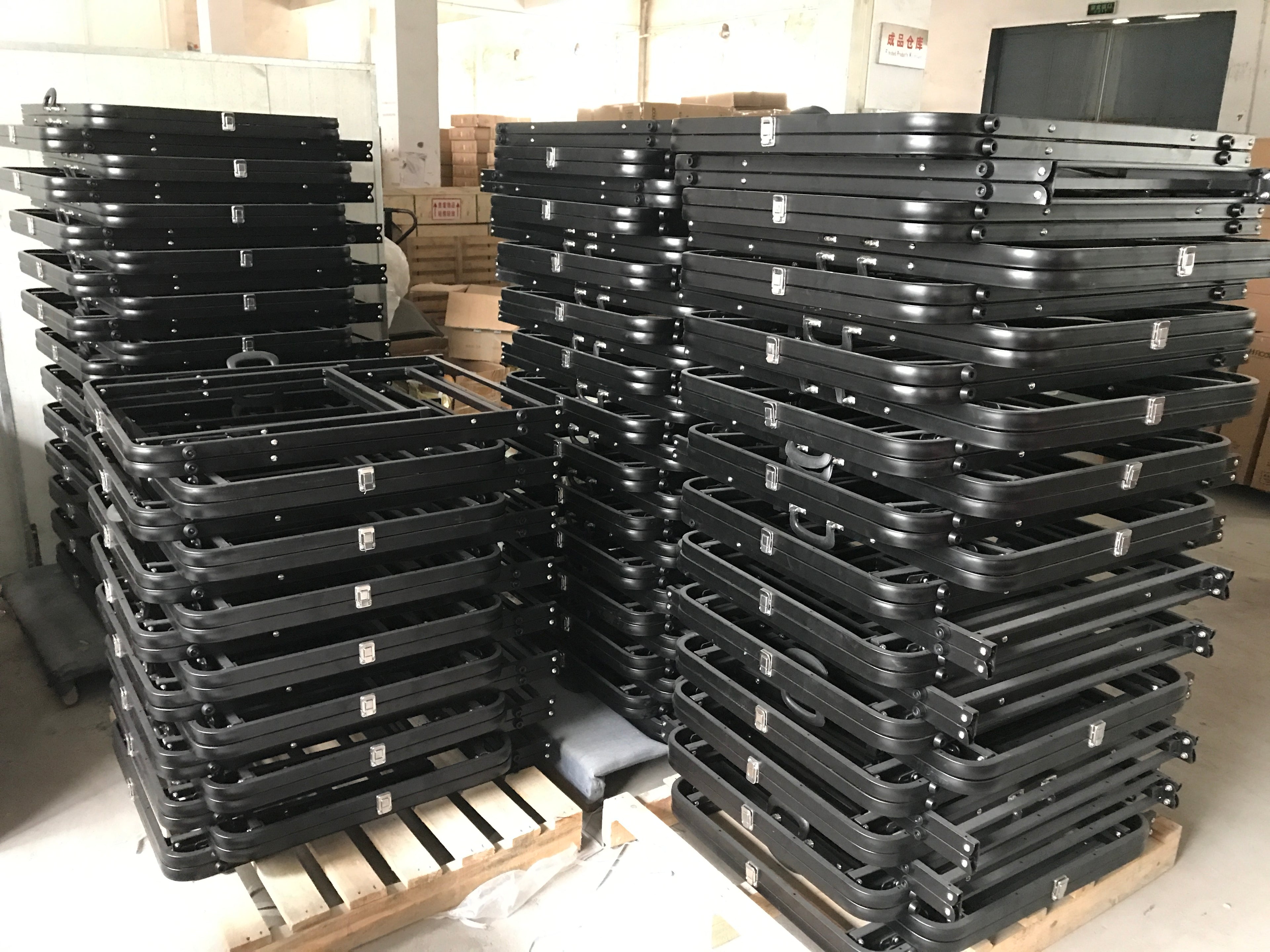 铁质六脚收折按摩床 T008