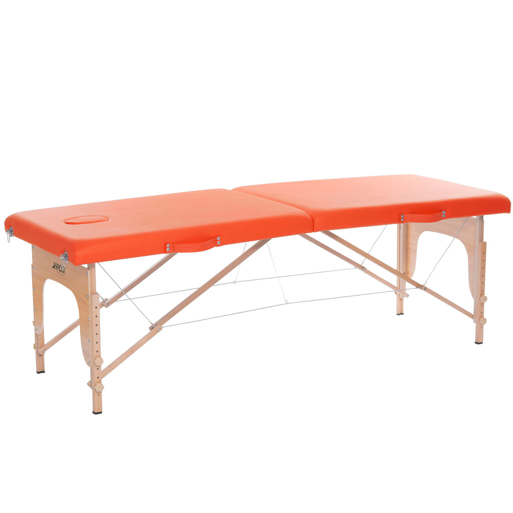 Wooden Two-Fold Portable Massage Table AH01N