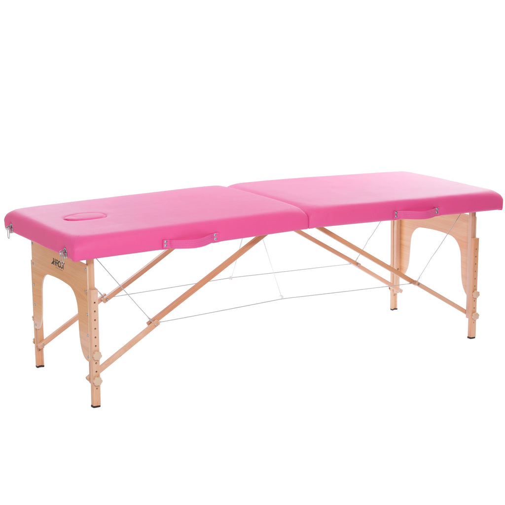 Wooden Two-Fold Portable Massage Table AH01N