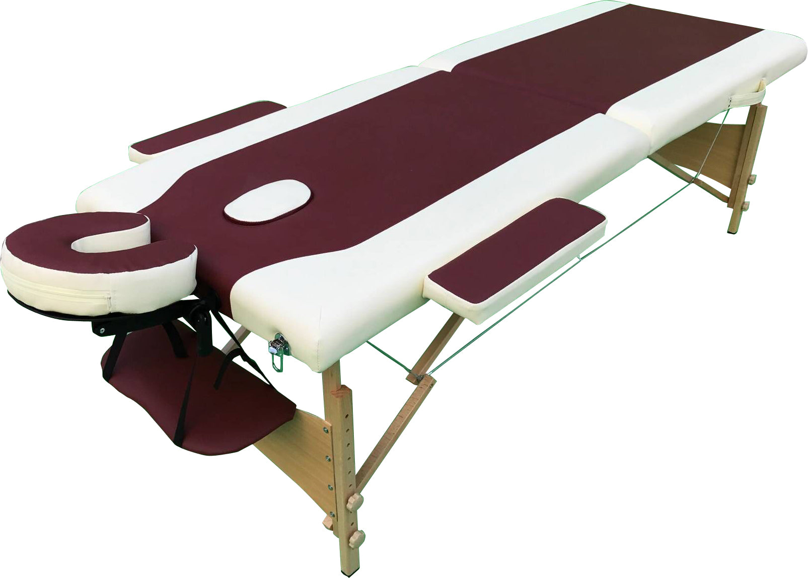 木质双色收折按摩床 M002PS