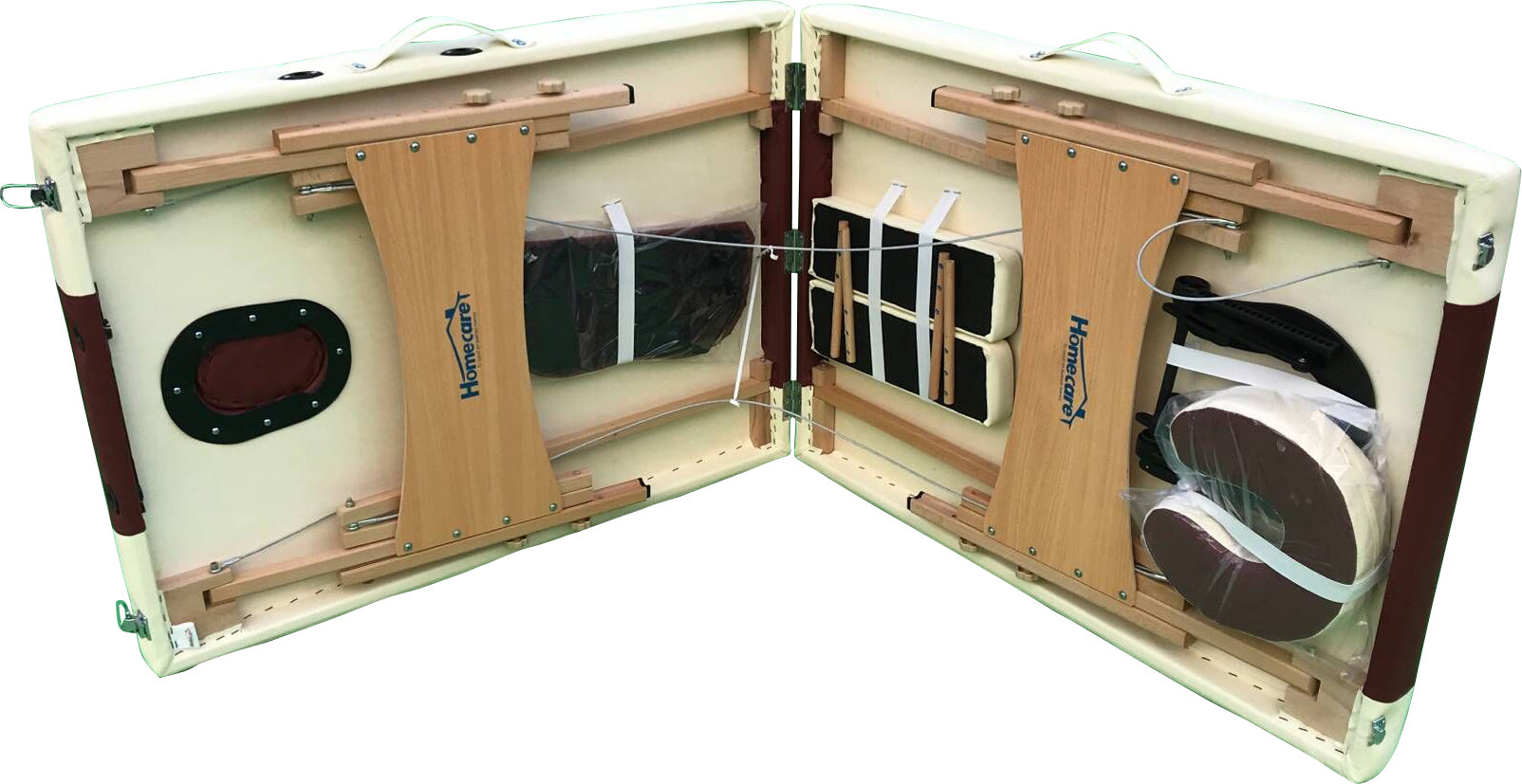 木质双色收折按摩床 M002PS