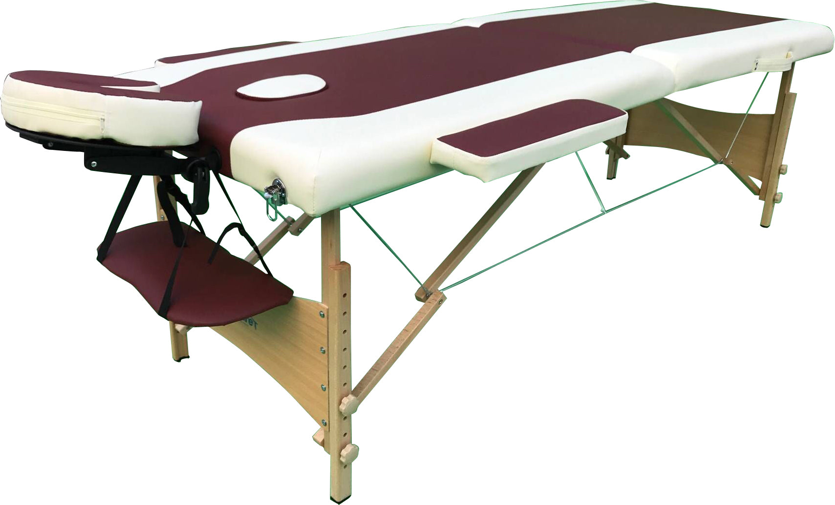 木质双色收折按摩床 M002PS