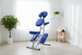 Y008 Blue Massage Chair Scene - No People